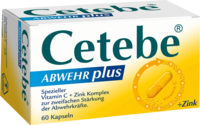 CETEBE ABWEHR plus Vitamin C+Zink Kapseln