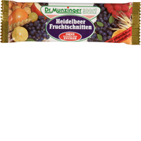 DR.MUNZINGER Fruchtschnitte Heidelbeere