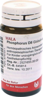 PHOSPHORUS D 8 Globuli