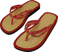 ZIMT FLIPFLOP Gr.41/42 rot-weiß