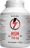 MSM 750 mg Mono 99,9% Kapseln