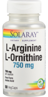 L-ARGININ & L-ORNITHIN 500/250 mg Solaray Kapseln