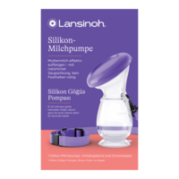 LANSINOH Silikon-Milchpumpe/Muttermilchauffänger