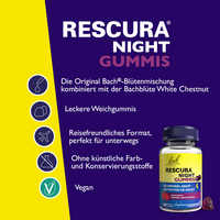 BACHBLÜTEN Original Rescura Night Gummis Beere