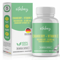 CRANBERRY+VITAMIN C 10.000 mg hochdosiert Kapseln