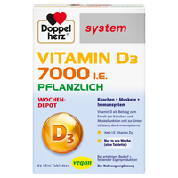 DOPPELHERZ Vitamin D3 7000 I.E. pflanzlich sys.TAB