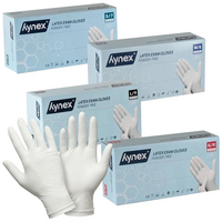 HYNEX Latex med.Unt.Handschuh unste.puderfrei M