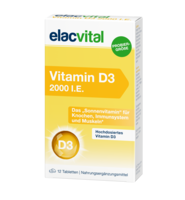 ELACVITAL Vitamin D3 2000 I.E. Filmtabletten